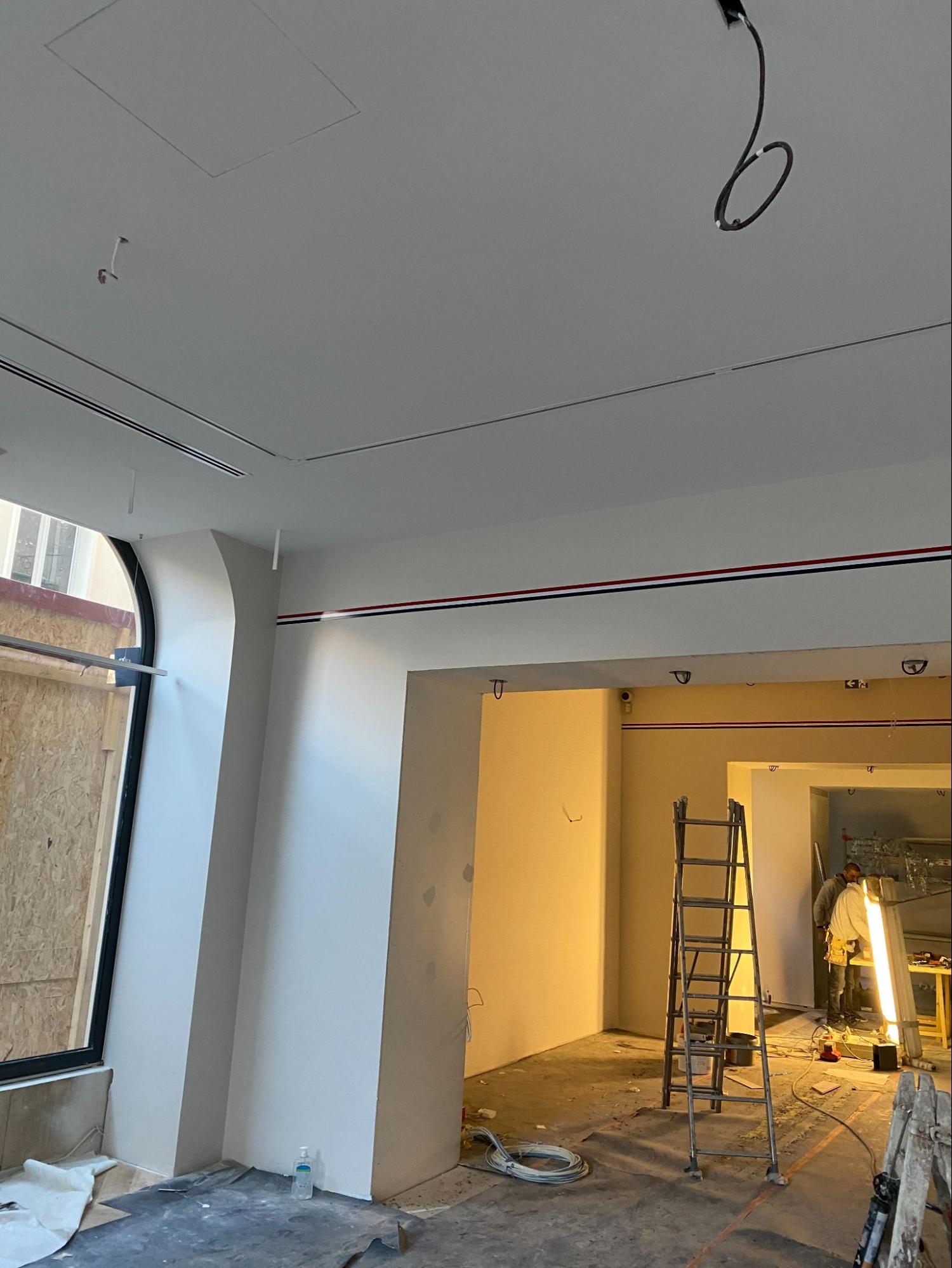 Installation de climatisation plafonnier